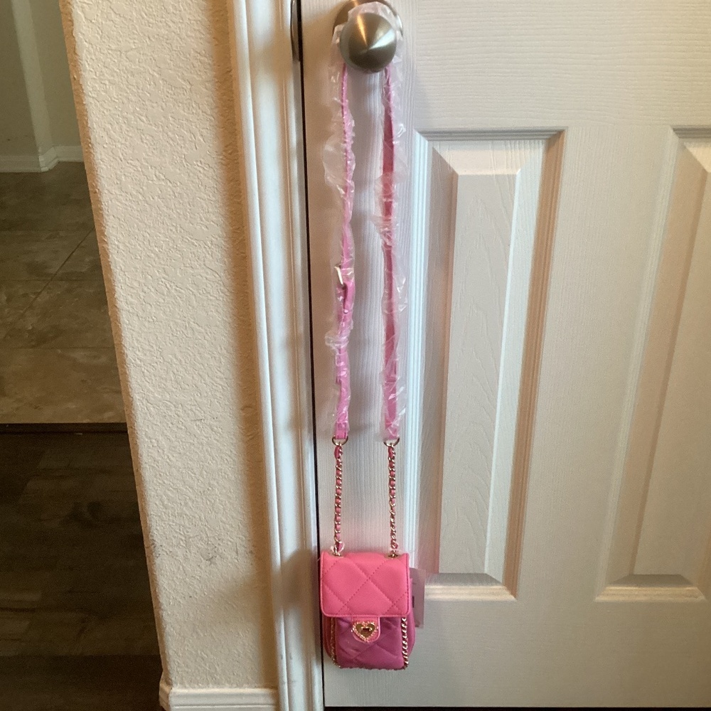 Betsey Johnson Pink Call Me N/S Crossbody